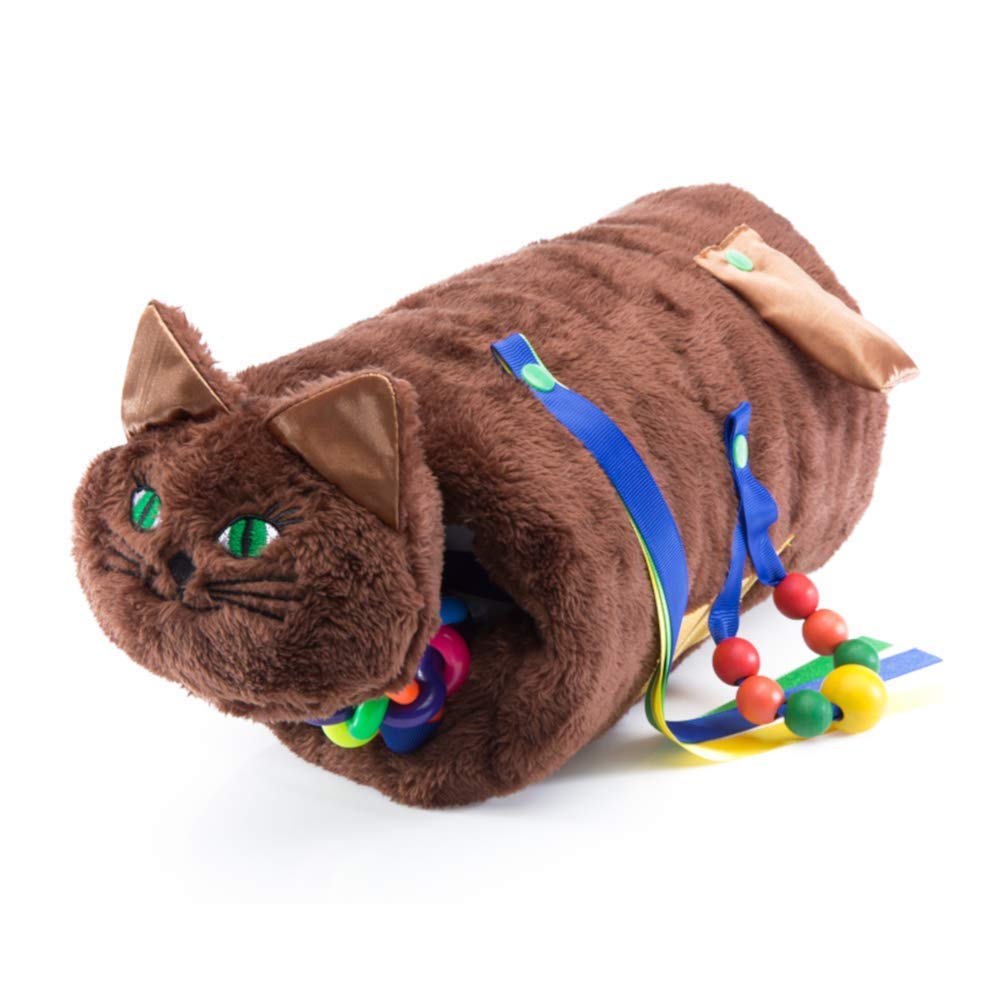 TwiddleCat Brown - Sensory & Fidget Toy for Autistic Children, Dementia, and Alzheimers Patients for Anxiety Relief - Twiddles Therapeutic