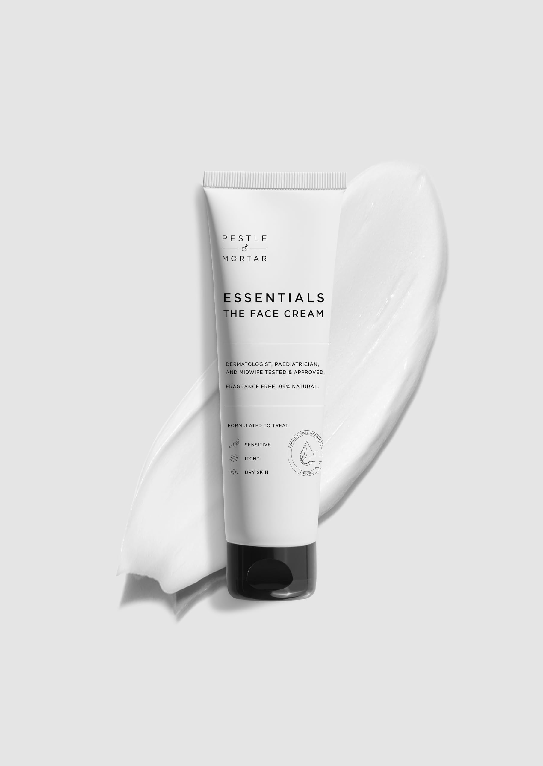 Pestle & Mortar Essentials Eczema Psoriasis Cream for Sensitive Skin- Face & Body Soothing Moisturiser - Image 3
