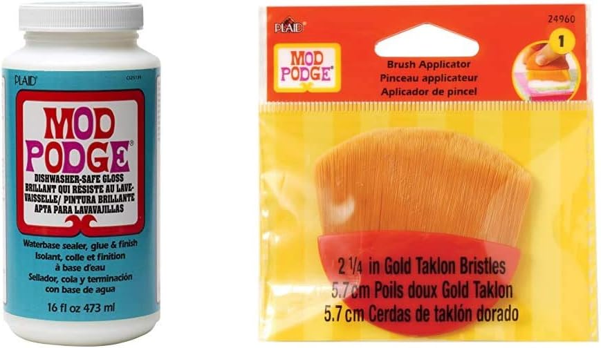 Mod Podge Dishwasher Safe Waterbase Sealer, Glue and Finish