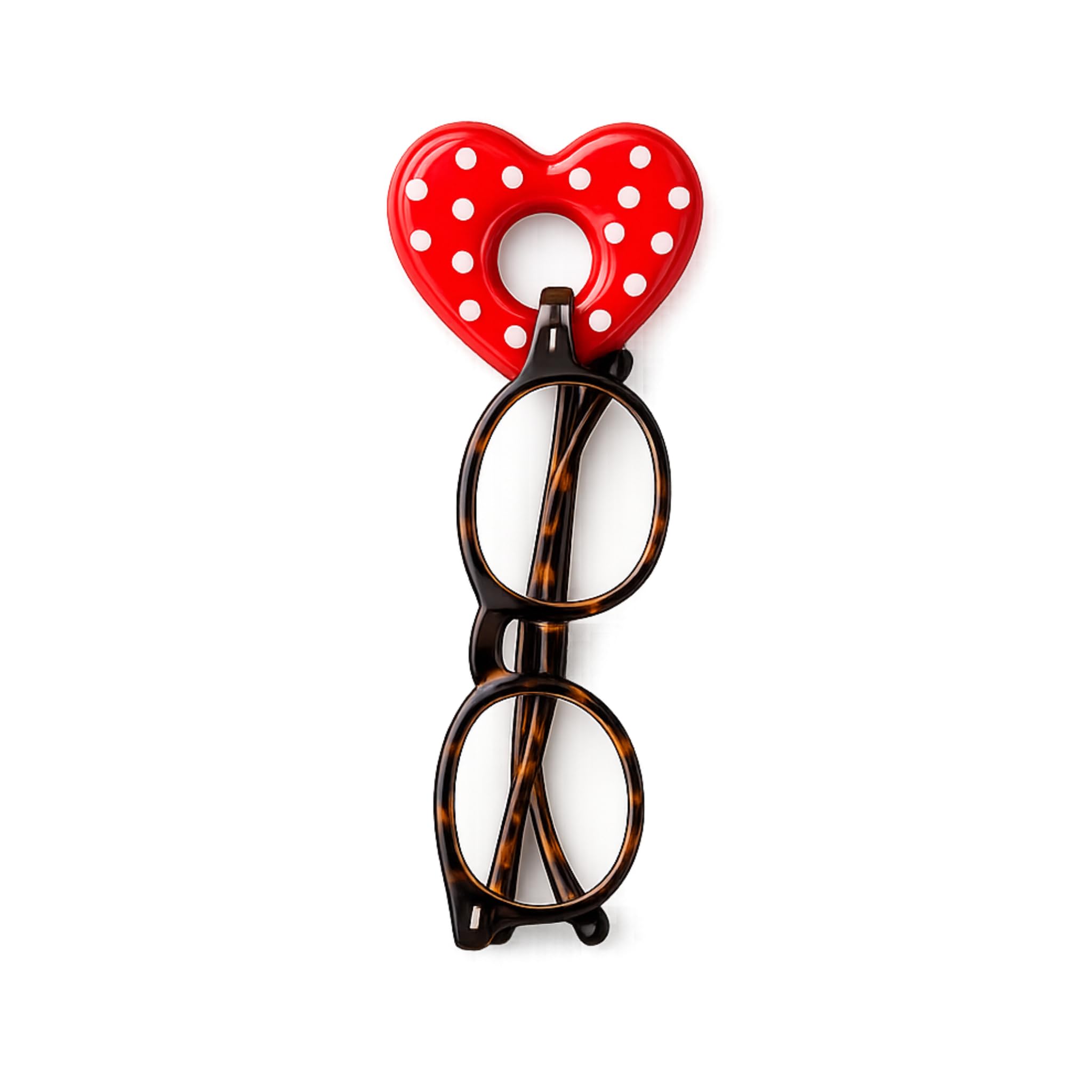 Spectacle & Sunglass Brooch Holder for Women Heart Shape-picture-22