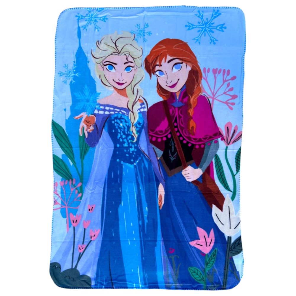 CARTOON Manta infantil Frozen 100 x 150 cm manta polar 100% suave poliéster 210 gsm