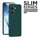 Pikkme Back Cover for Vivo V29e 5G | Camera Protection Shockproof Soft Matte Silicone Back Case (Green) gallery image