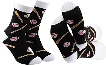 MBMSO Sport Theme Dress Socks Soccer Basketball Volleyball Tennis Baseball Socks Player Team Gifts for Sport Lover Socks