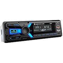 RDS Autoradio Bluetooth, Wistrue Autoradio1DIN con Porta di ricarica Type-C Stereo Auto Bluetooth FM, AM con lettore MP3 vivavoce, 2 USB, AUX, SD Supporta Android e iOS