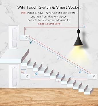 WiFi Smart Wall Socket Touch Switch Crystal Glass EU Outlet Plate Panel Remote Work with Tuya Voice Control 2GANG Black