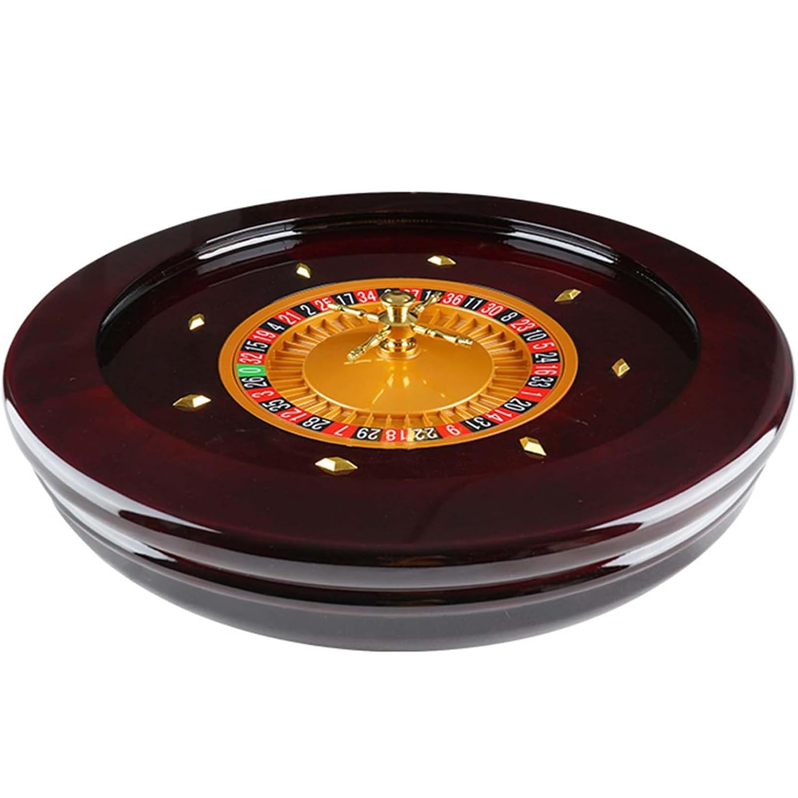 Generico Roulette La Set di Ruote for Roulette in Legno Roulette da 12 Pollici Giochi da Tavolo con Giradischi Europei Giochi da Tavolo for Il Tempo Libero Gioco della Roulette Tavolo