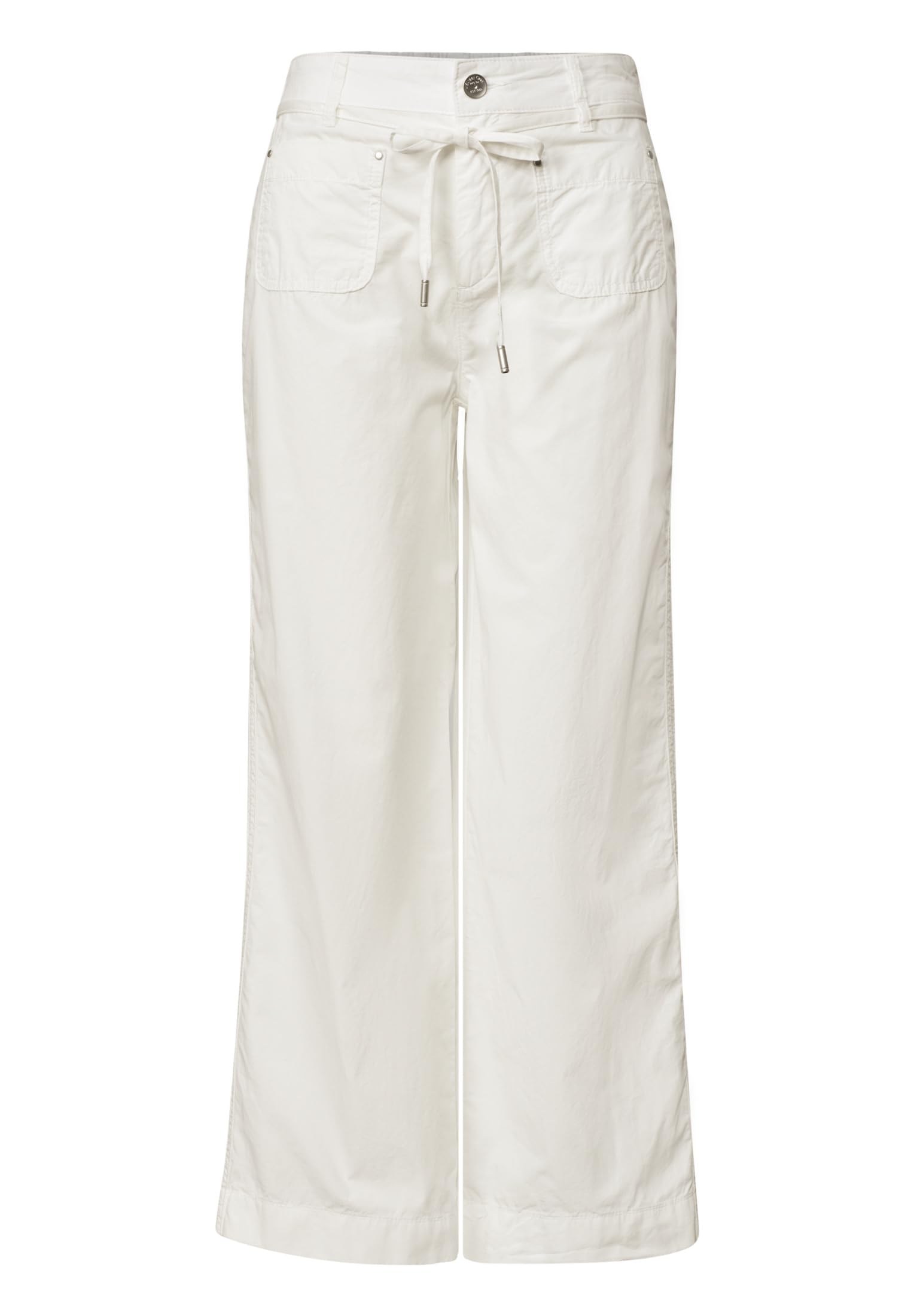 Street One Damen Straight Leg Hose in Washed-Optik 3818390