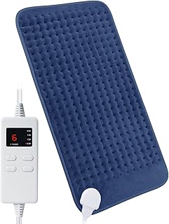 Heating Pad for Back Pain and Cramp Relief, Zostuic 12" x 24" Ultra Soft Large Washable Moist & Dry Heat Therapy Electric ...