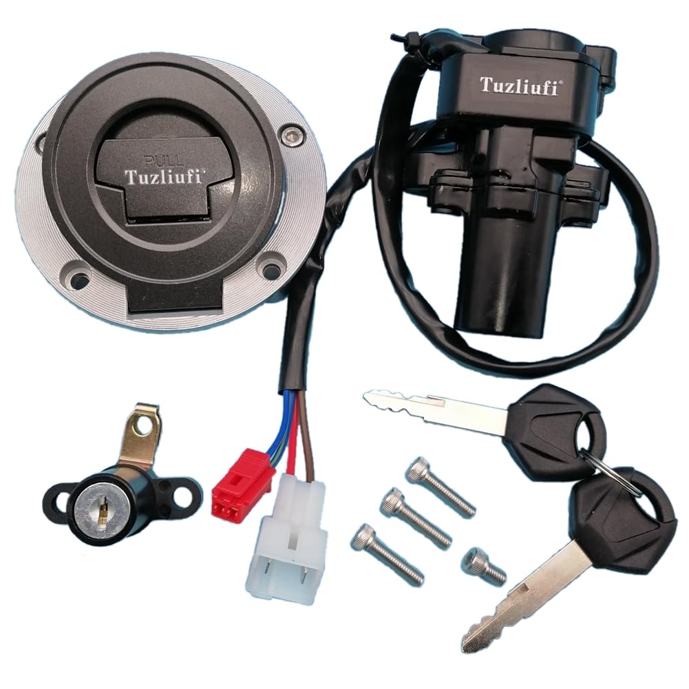 Ignition Switch Key Fuel Gas Cap Seat Lock for Yamaha FJ09 FJ13 FJ1300 FZ1 FZ1S FZ1N FZ1000 FZ07 FZ09 FZ6 FZ6R FZ6N FZ6S FZ6R FZ8 FZ8N FZ8S FZ10 MT03 MT-03 XJ6 XJ6F XJ6N YZF-R1 R1 YZF R6 Z990