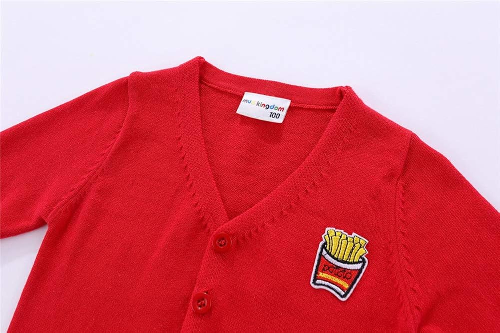 Mud Kingdom Little Boys Girls Cardigan Sweater Cute Cartoon Lightweight: Clothing, Shoes & Jewelry