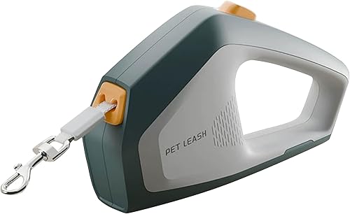 Vivicreate Correa retráctil extensible resistente para mascotas 5M para perros y gatos pequeños, medianos y grandes, con sistema de freno de