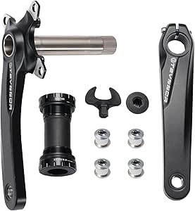 PLATTBK Pedivelle MTB 170mm Con Movimento Centrale - Guarnitura Bici Per Mountain Bike E Strada - Foto 8