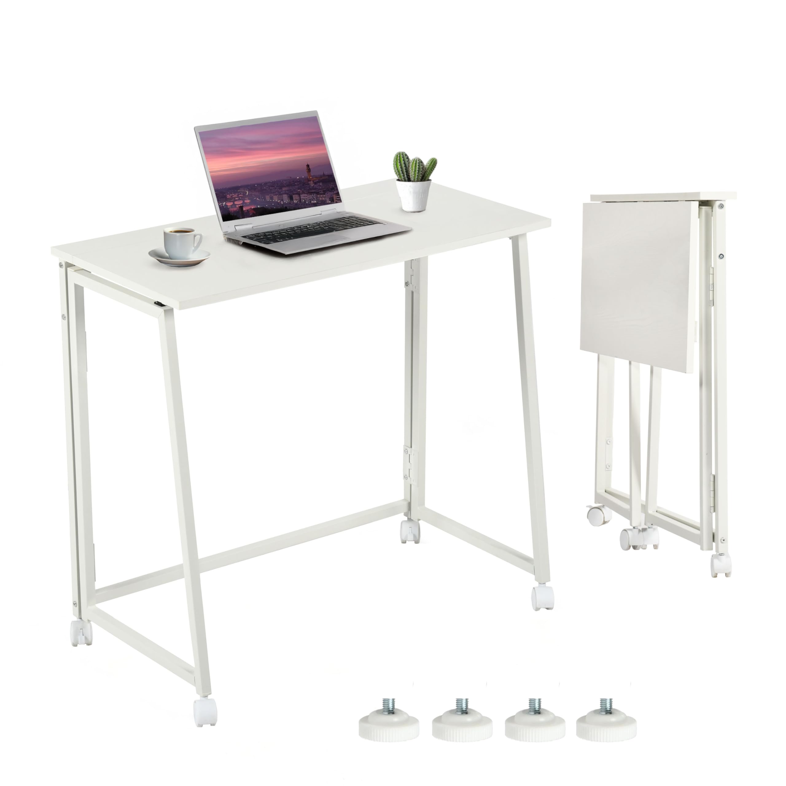 Scrivania Richiudibile Scrivania Pieghevole Con Ruote MEUBLE COSY