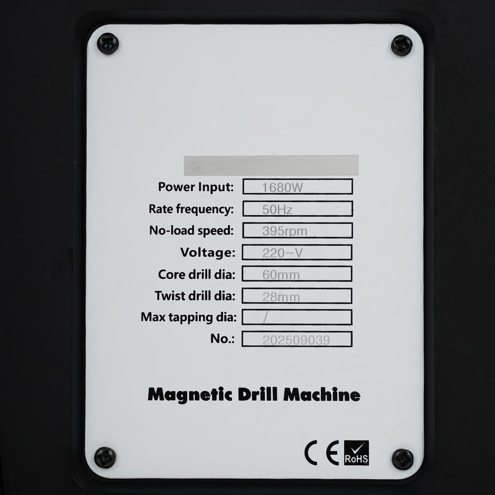 MT3 - Trapano magnetico da 1680 W, con nucleo magnetico, 1380 N, portatile, multiuso, professionale, trapano magnetico