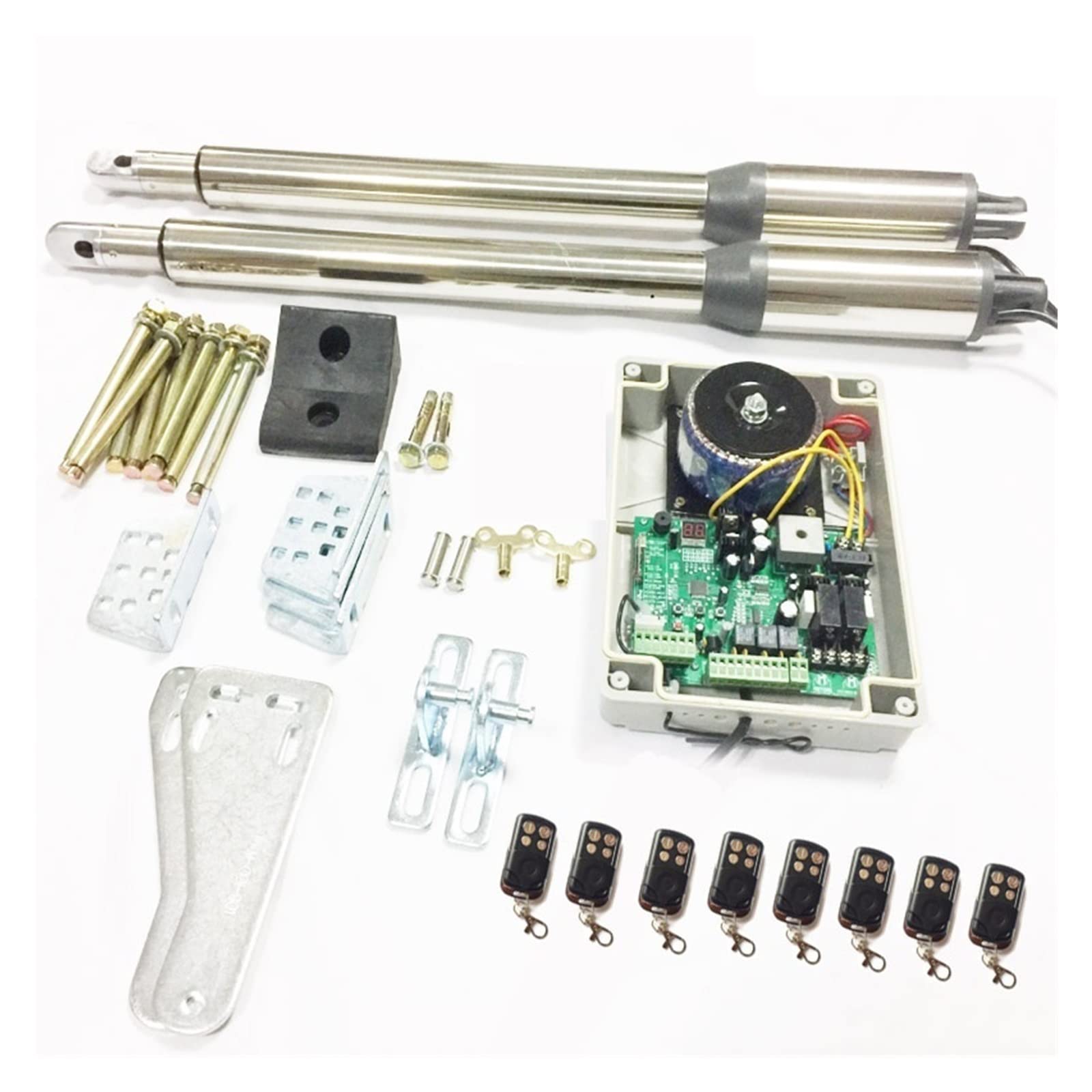 Attuatore lineare Elettrico 300kgs Motore di Apertura Automatica del cancello a Battente for Strada privata(Kit 3)