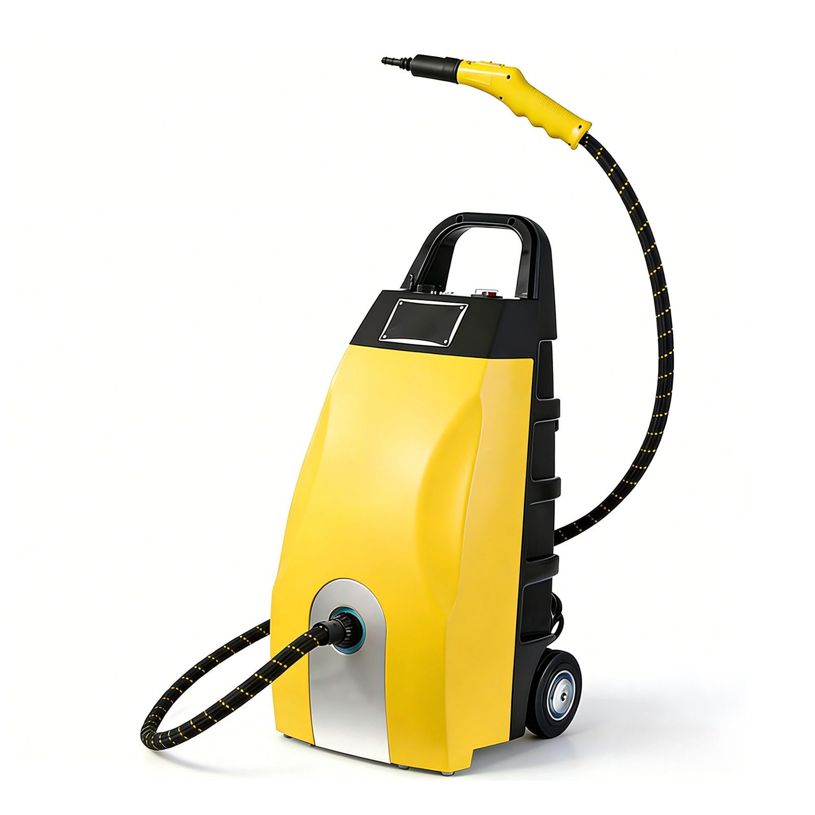 AETEREOS Multi-Purpose High Temp Steam Continuous Cleaner, with 6 Accessories Yellow