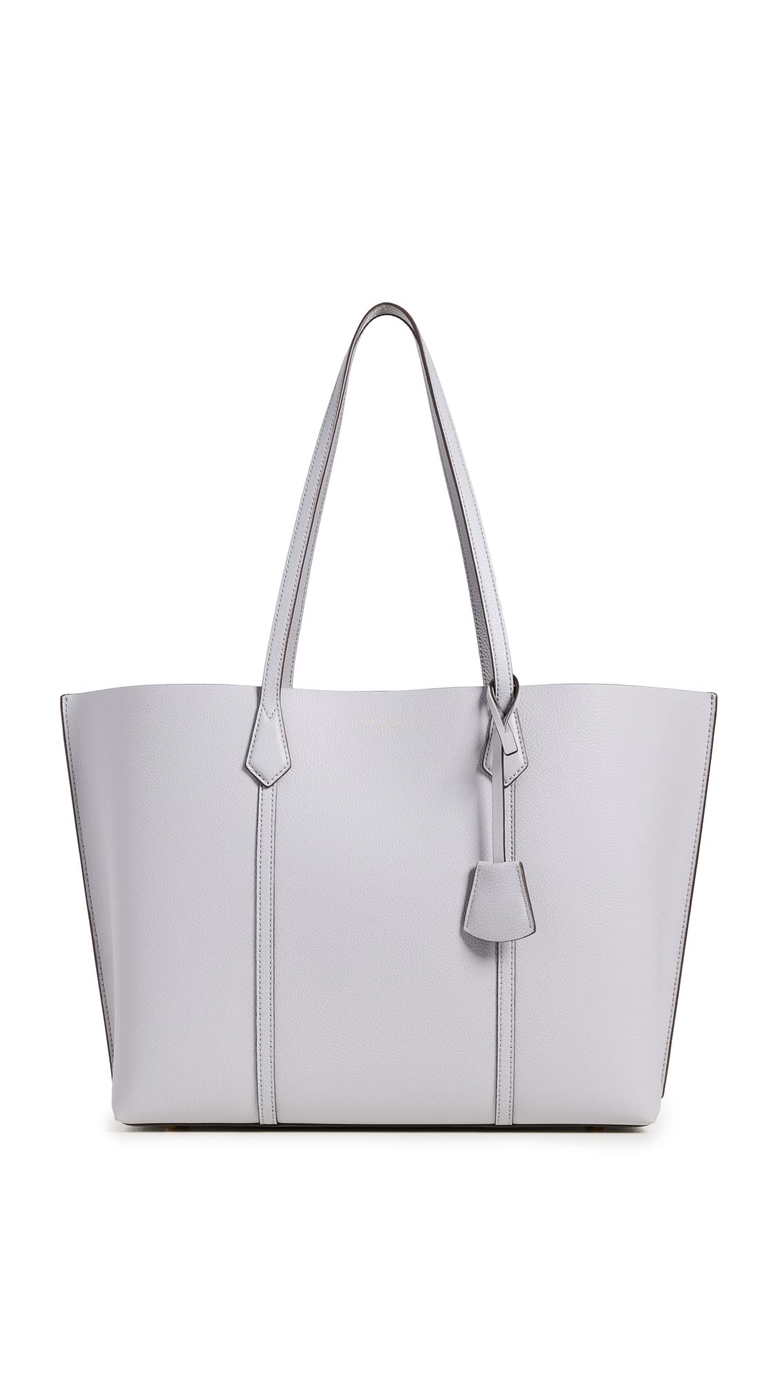 Tory Burch Women's New Ivory Triple Compartment Perry Leather Tote Handbag