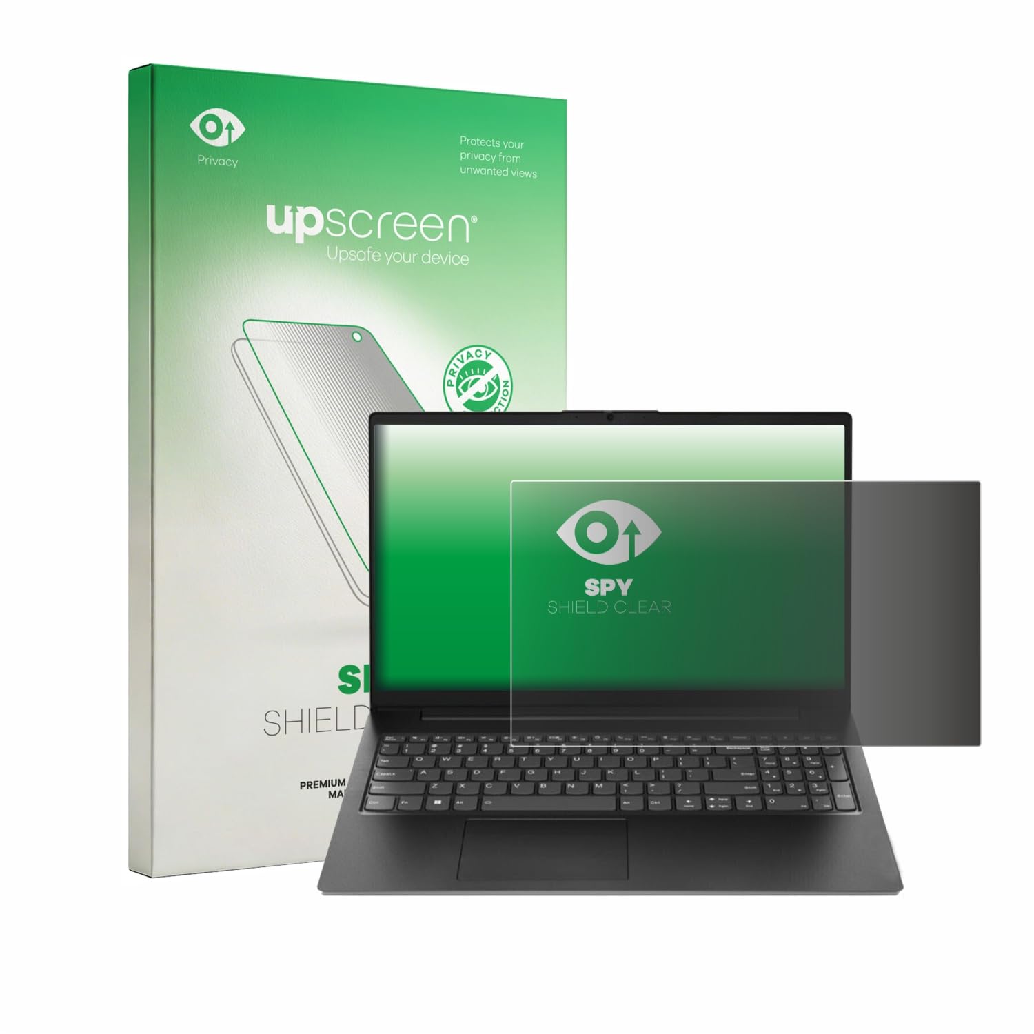 upscreen Pellicola Privacy per Lenovo V15 Gen 7 | , Anti-Spy Protezione Schermo Made in Germany, Anti-Spia Privacy Screen Protector Chiara