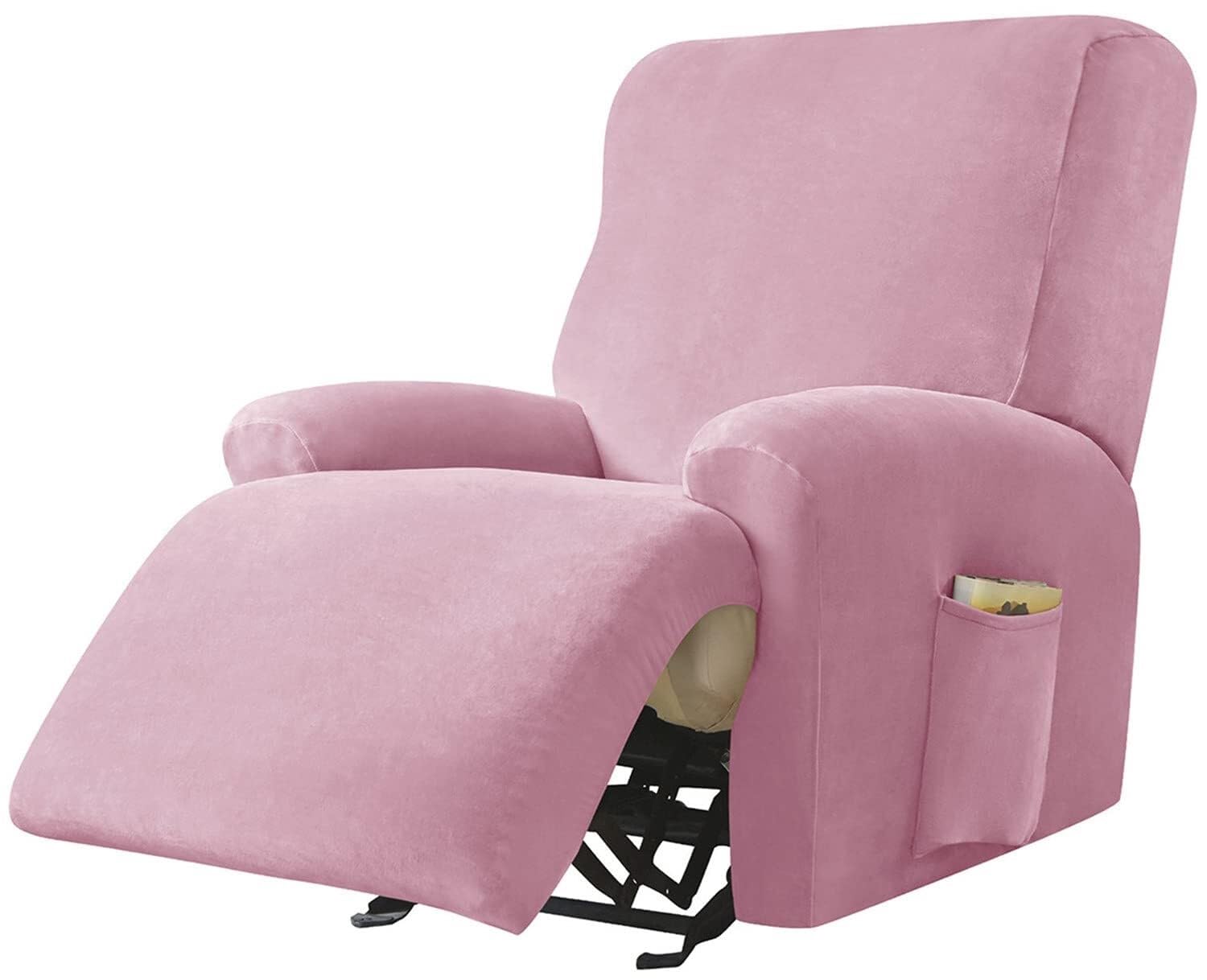 Fundas para sillones reclinables de salón con bolsillo lateral útil