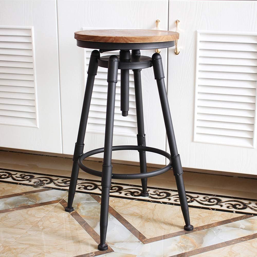 Tabourets de bar design moderne avec dossier et repose-pieds réglables