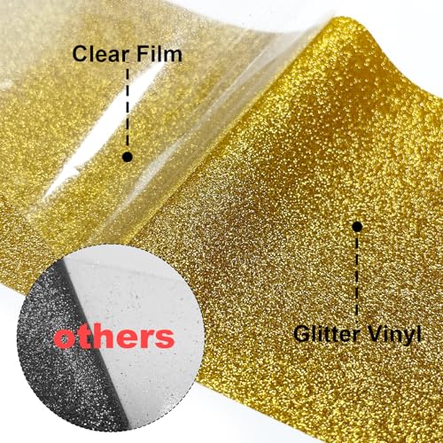 Image of Yiwloer Glitter 3D Puffs Heat Transfer Vinyl, 13pcs 12 inchx 10 inch Puffs Heat Transfer Vinyl, Multi-Colour Mix, Cricut Compatible, for DIY T-Shirt Heat Transfer Iron-On, Easy to Cut and Weed