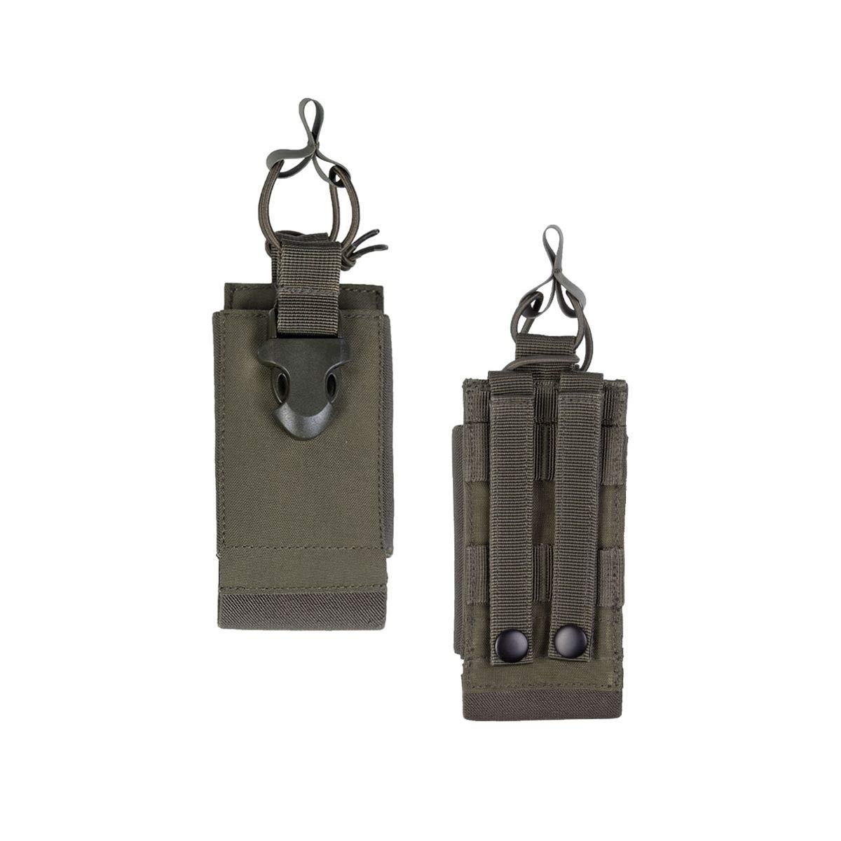 Mil-Tec Unisex - Adult Radio Bag-13493701 Radio Bag, Olive, One Size