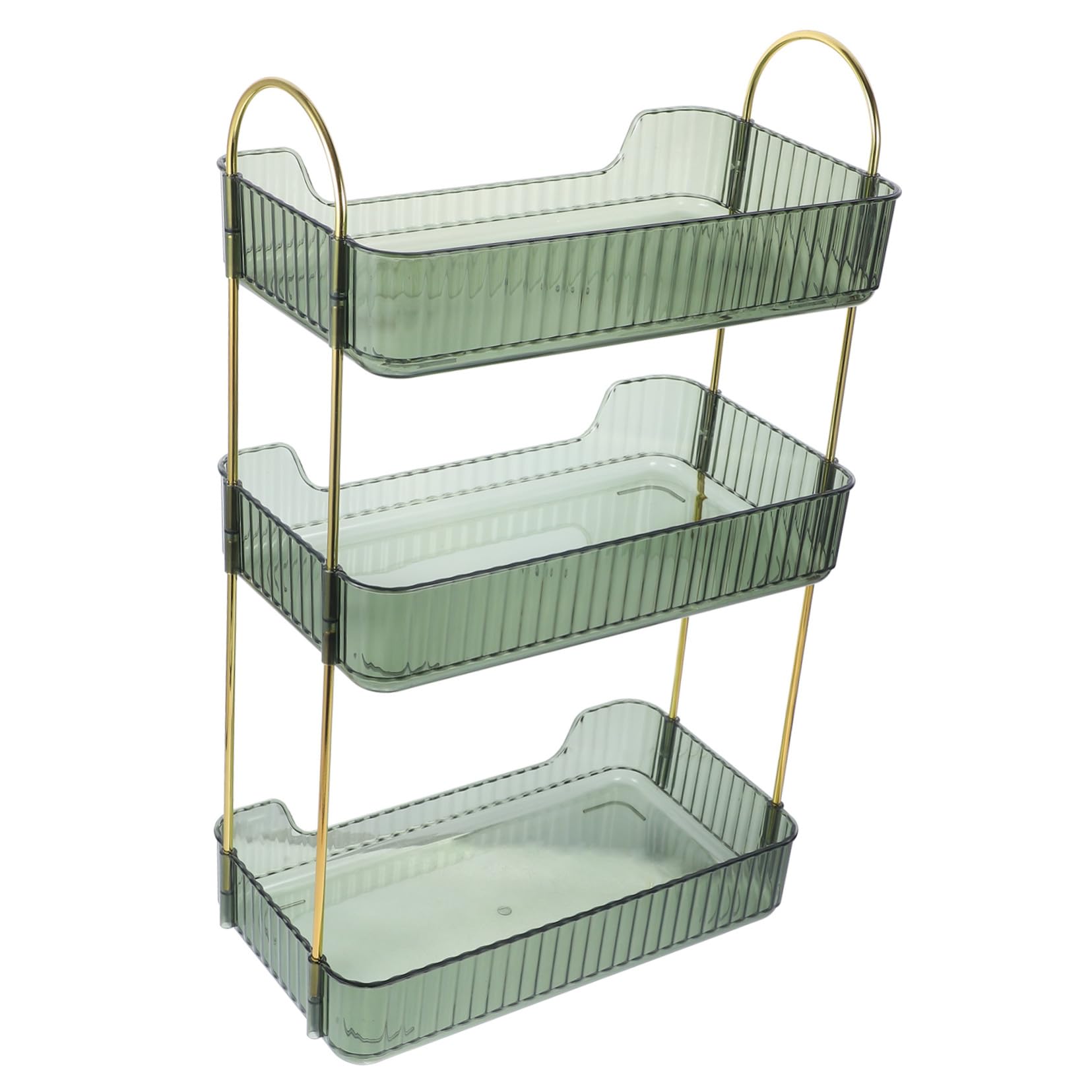 Étagère de rangement salle de bain transparente au design élégant