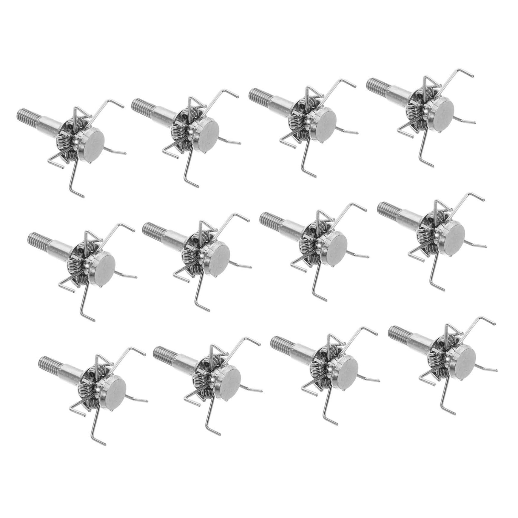Abaodam 12pcs Arrow Broadheads for Hunting Durable Tips for Bows Easy Installation Compatible with Standard Threaded Shafts for Target Practice and