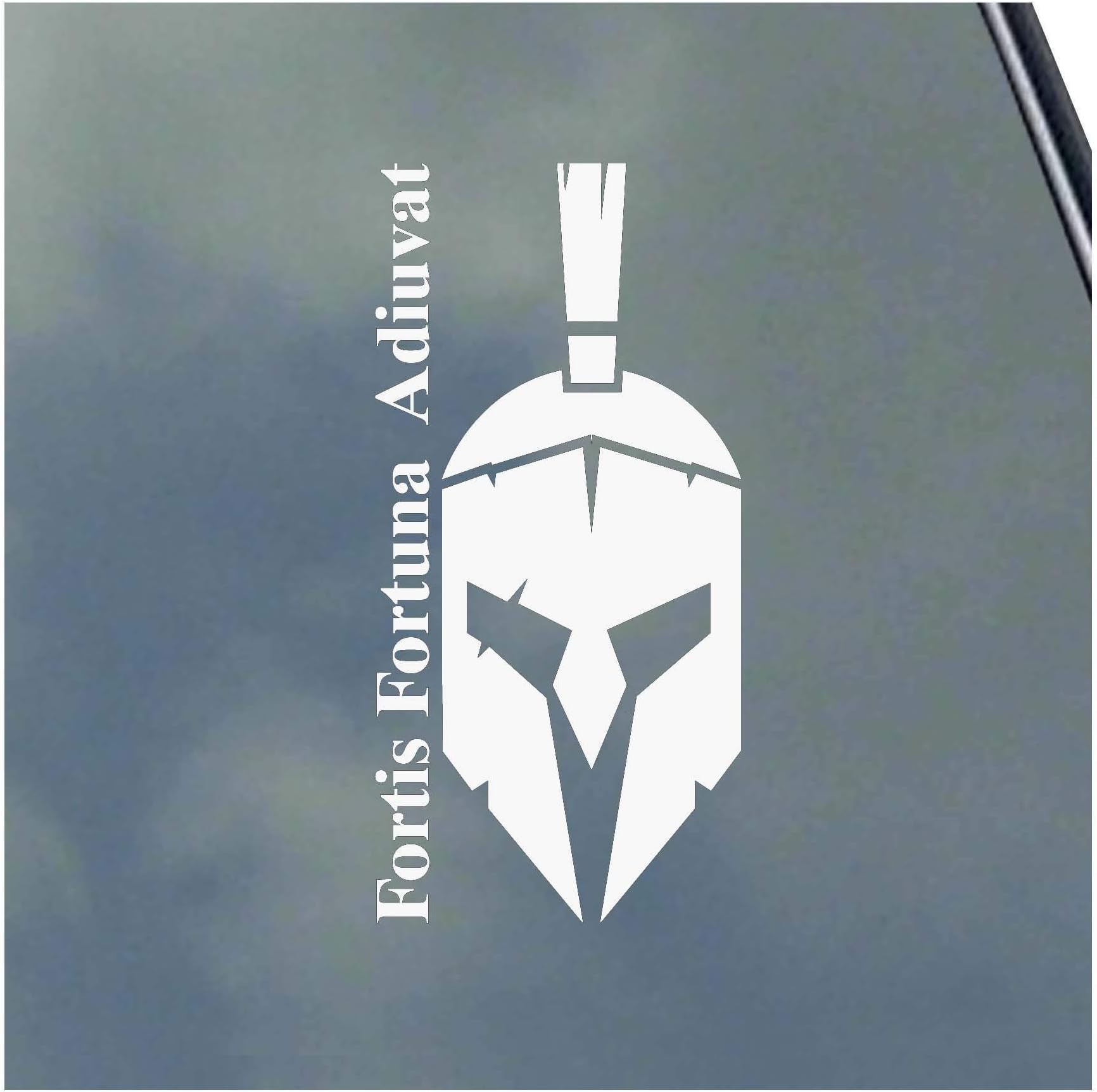 Fortis Fortuna Adiuvat Spartan Vinyl Sticker Decal Veteran Military Helmet