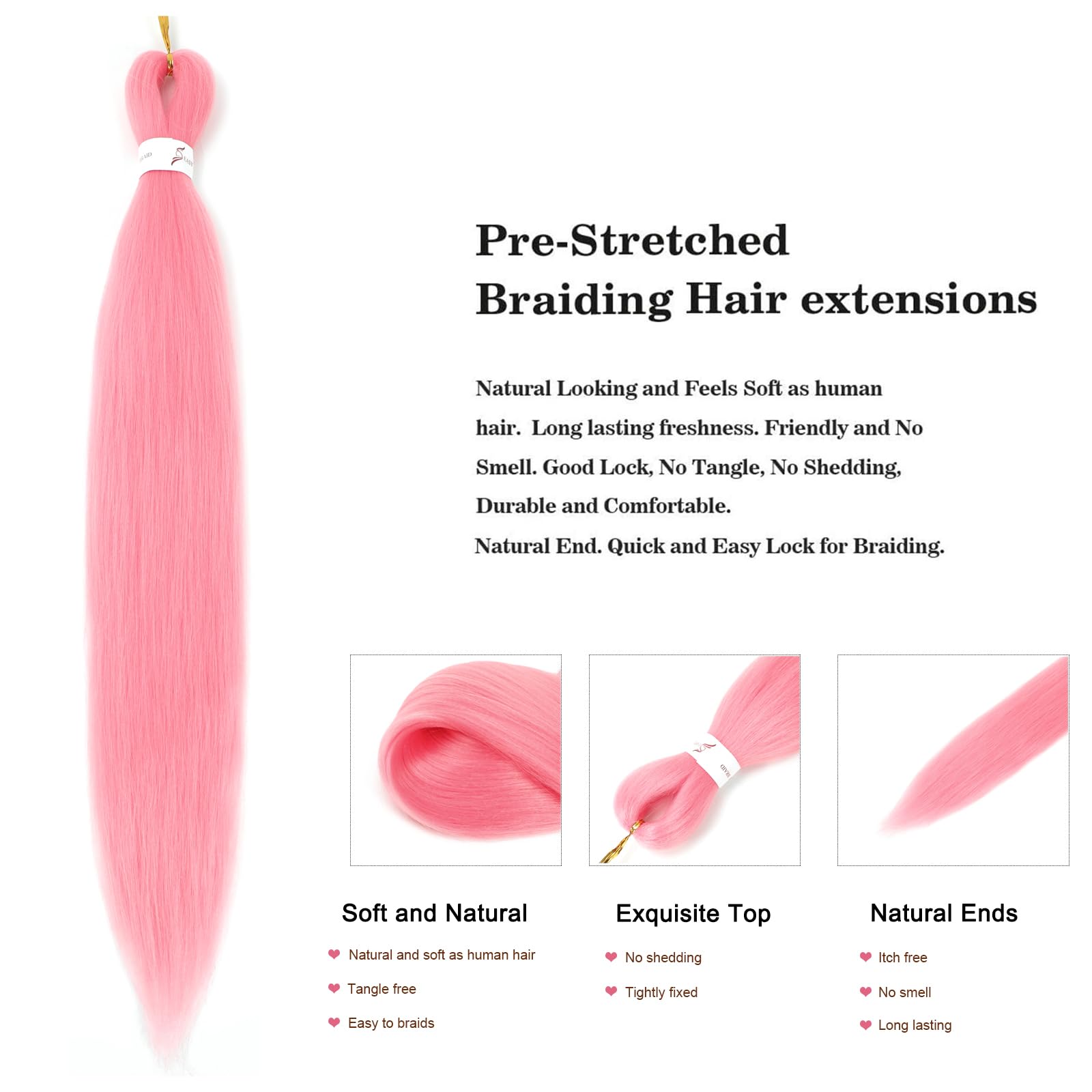 Easy Braid Pre stretched Braiding Hair Extensions - Image 2