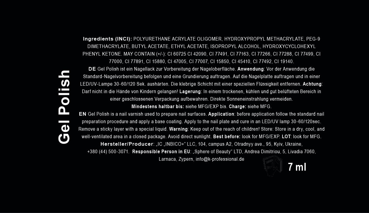 Kodi Professional Esmaltes Semipermanentes para Uñas en Colores Exclusivos - Gel Nail Polish Eclipse Collection - Esmalte de Uñas UV LED Elegante y Duradero - Milky Shimmer 7 ml - 3