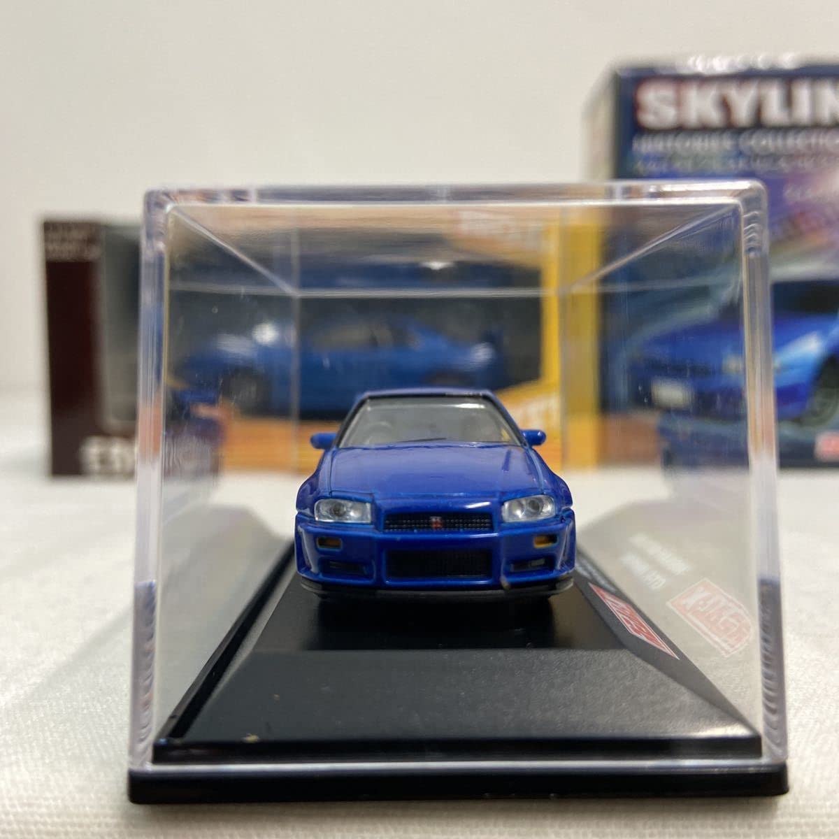 値下 BBR 1/43 日産 スカイライン GT-R(R34) ベイサイドブルー 京商/BBR 1/43 日産 スカイライン GT-R VスペックII R34 ブルー