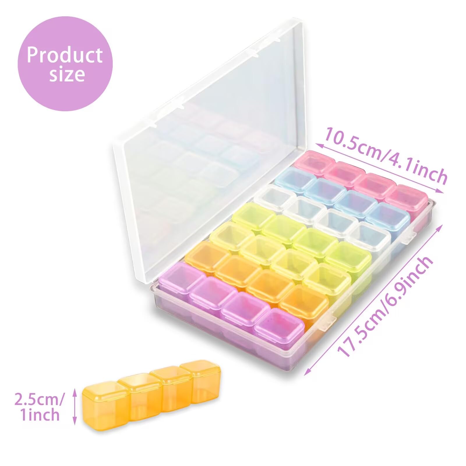 Cire Pour Diamond Painting - 40 Carrés De Colle Silicone Réutilisable - 4 Couleurs Vives - Pour Fixer Les Diamants Sans Traces