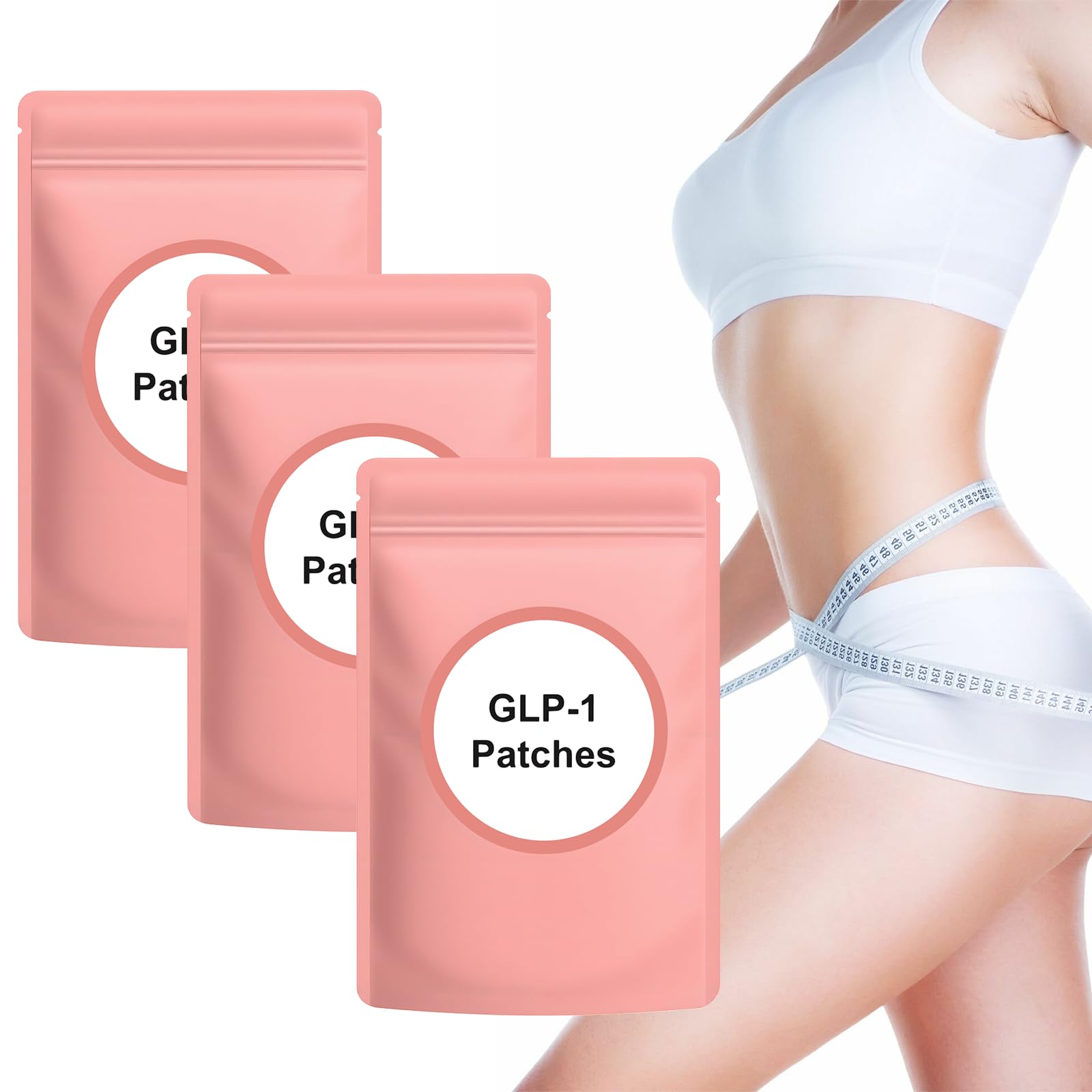 BYHANG 90pcs GLP-1 Parches para Mujeres y Hombres, Natural Ingredients, Transpirable y Respetuoso con la Piel, Cómodos y Fáciles de Usar : 