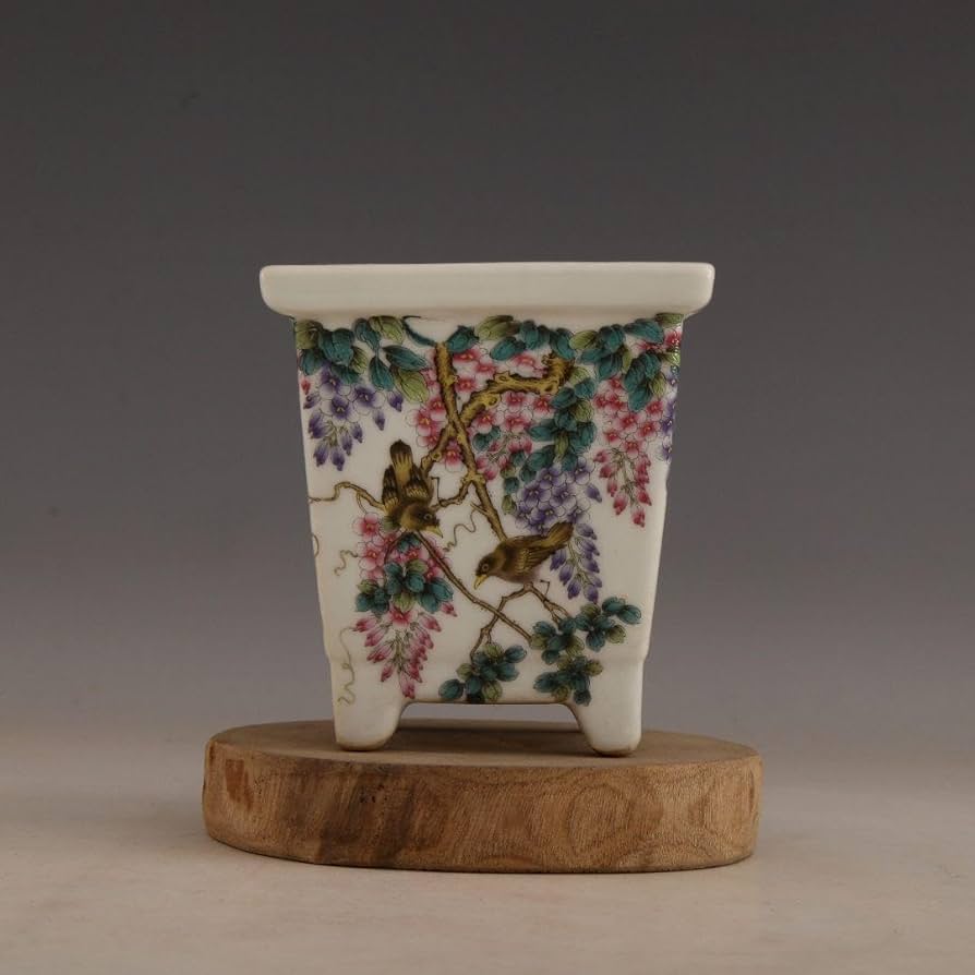 景徳鎮 陶磁盆 色絵多肉菖蒲盆栽 植木鉢 小品盆栽鉢 大品盆栽 景徳鎮 陶磁盆 色絵多肉菖蒲盆栽 植木鉢 小品盆栽鉢 大品盆栽