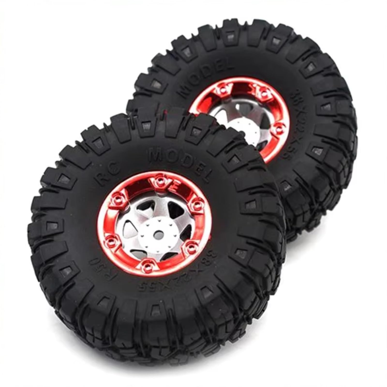 Neumáticos Coche RC para Wltoys 12428 12423 FY01 FY02 FY03 1/12 Camión RC Crawler con Neumáticos De Goma De 100 Mm Ruedas Hexagonales Accesorios De Repuesto