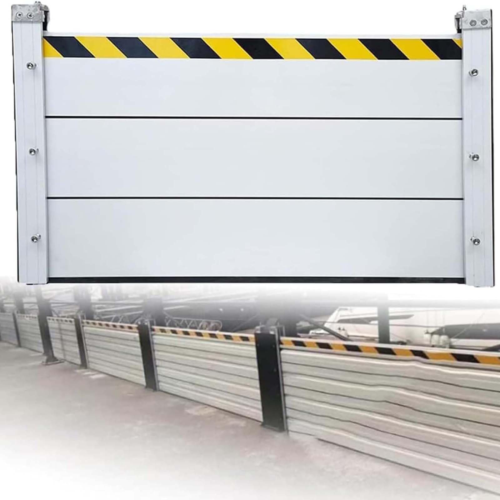 Barrière de protection contre les inondations en aluminium pour porte de garage et sous-sol