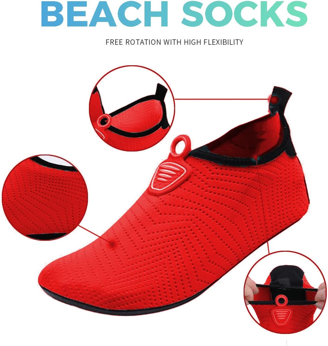 Water Shoes Womens Mens Outdoor Quick Dry Unisex Sports Aqua Shoes for Beach Diving Snorkeling Surfing