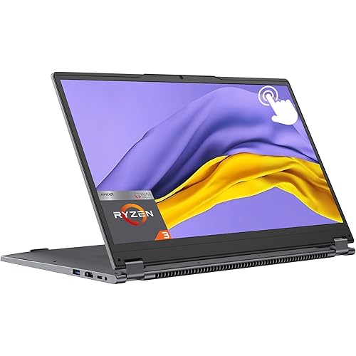 AE86 15.6" 2-in-1 Laptop | 16GB DDR4 RAM 512GB Storage | AMD Ryzen 3 3200U (up to 3.5GHz) | AMD Radeon Vega 3 | FHD Touchscreen | Wi-Fi 5 | BT5.1 | RJ45 | Backlit Keyboard (Upgraded)