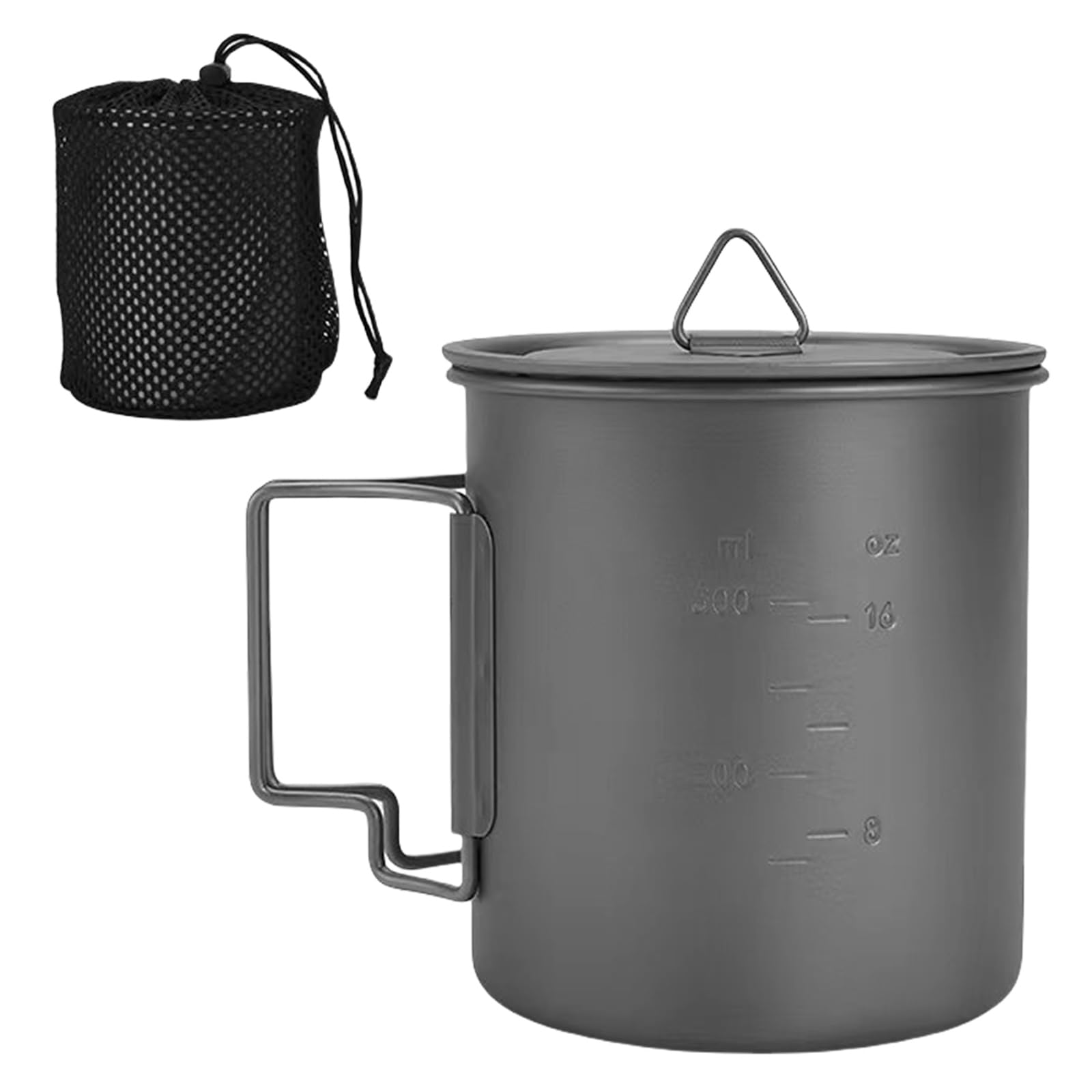 Tasse à café de camping portable avec couvercle pliable pour l'extérieur Tasse à eau Camping Pique-nique Tasse à eau Vaisselle Pique-nique Ustensiles