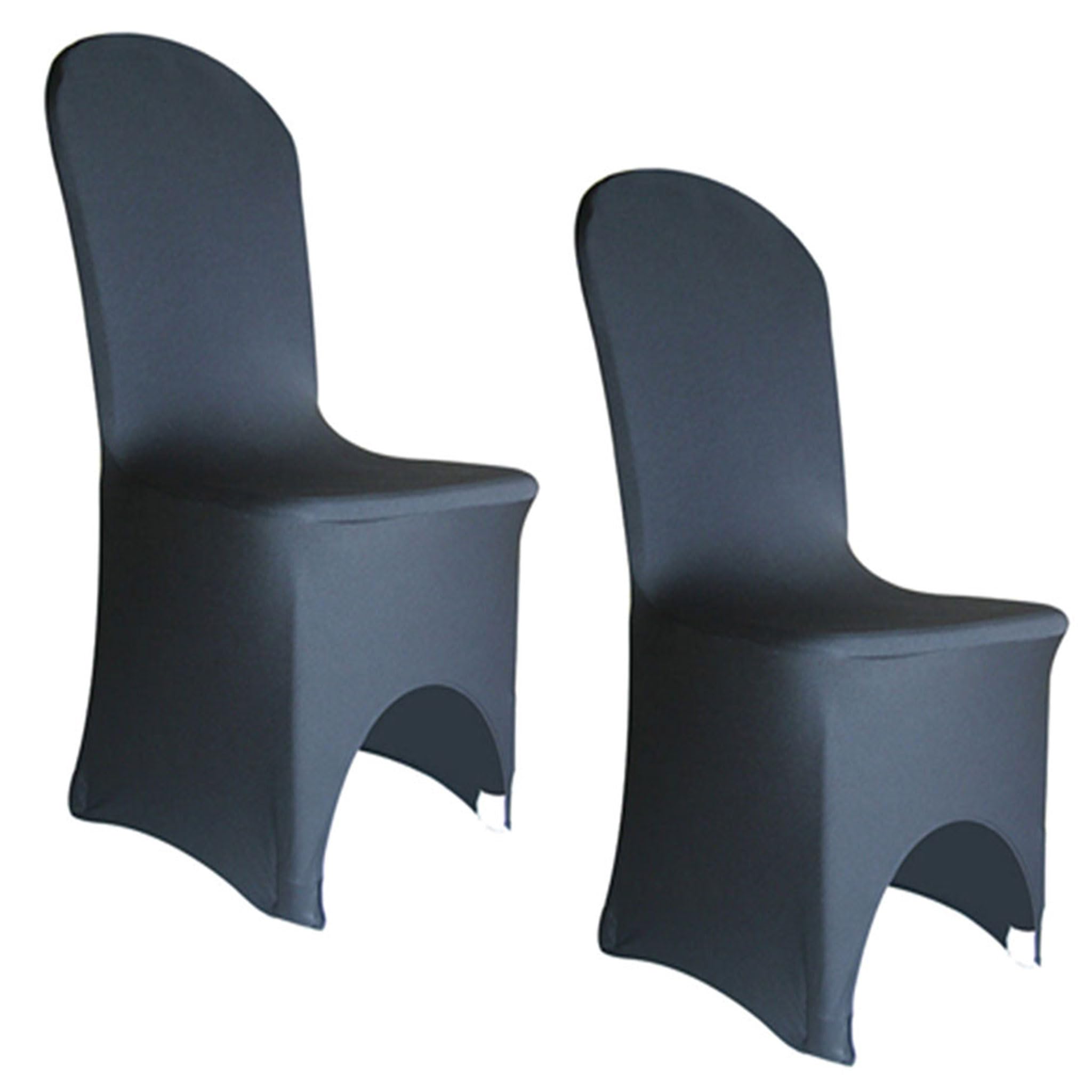 Elegant Event Essentials, 10 Pcs, Spandex Chair Covers, Polyester Spandex Elastic Protective Slipcovers, Removable, Washable