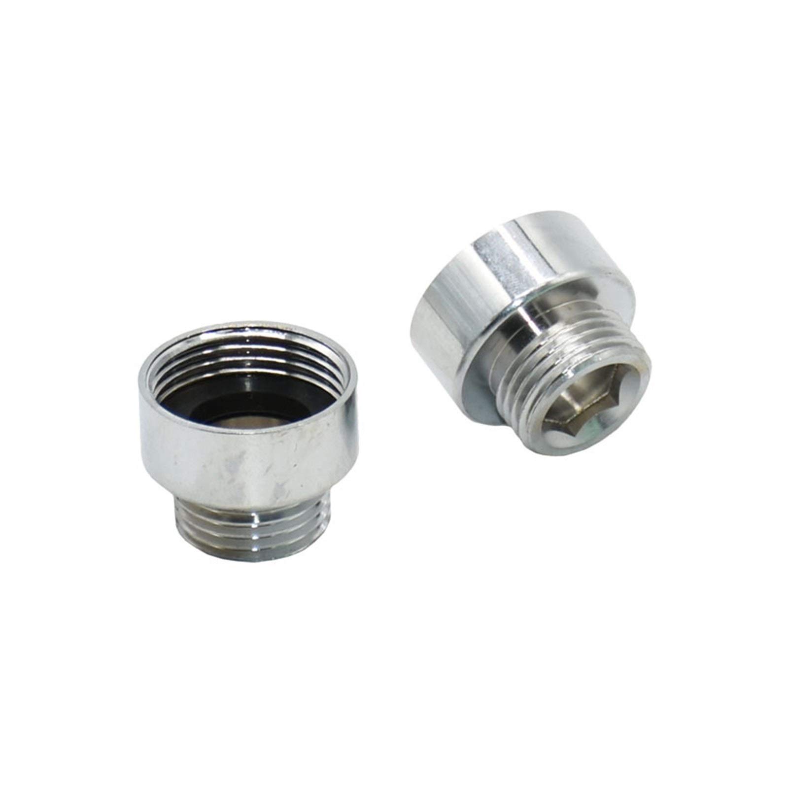 raccordo for tubo filettato in ottone, connettore riduttore boccola filettata in ottone, prolunga connettore riparazione tubo argento 1/2" maschio a 3/4" femmina giunto filettato in ottone riparazione