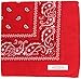 Soophen Paisley One Dozen Cowboy Bandanas (Red 22 X 22 in , 12-Pack)