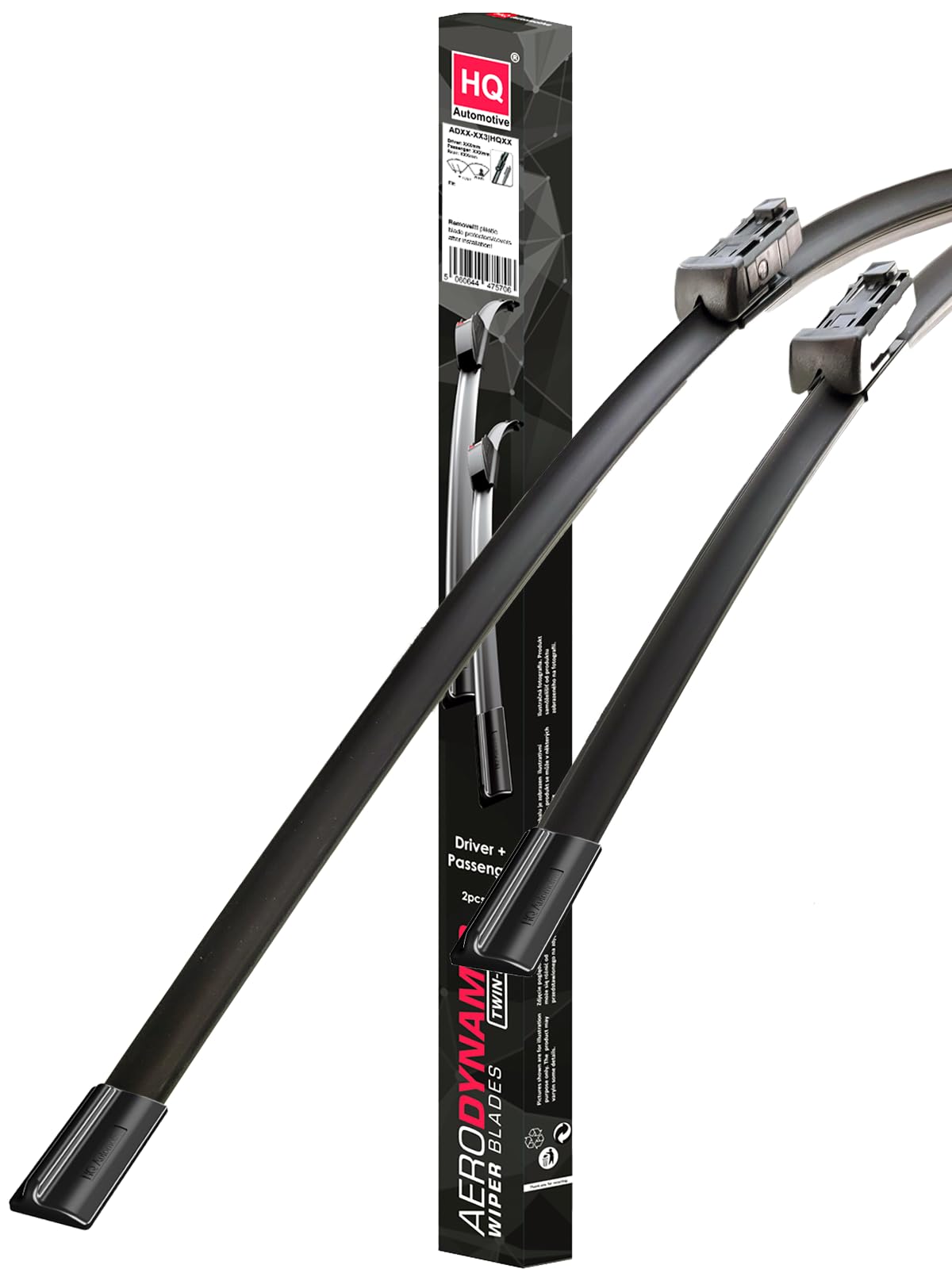 HQ Automotive Wiper Blade for Audi A6 (C8) (2018-onwards) Front Set, ADB02-424
