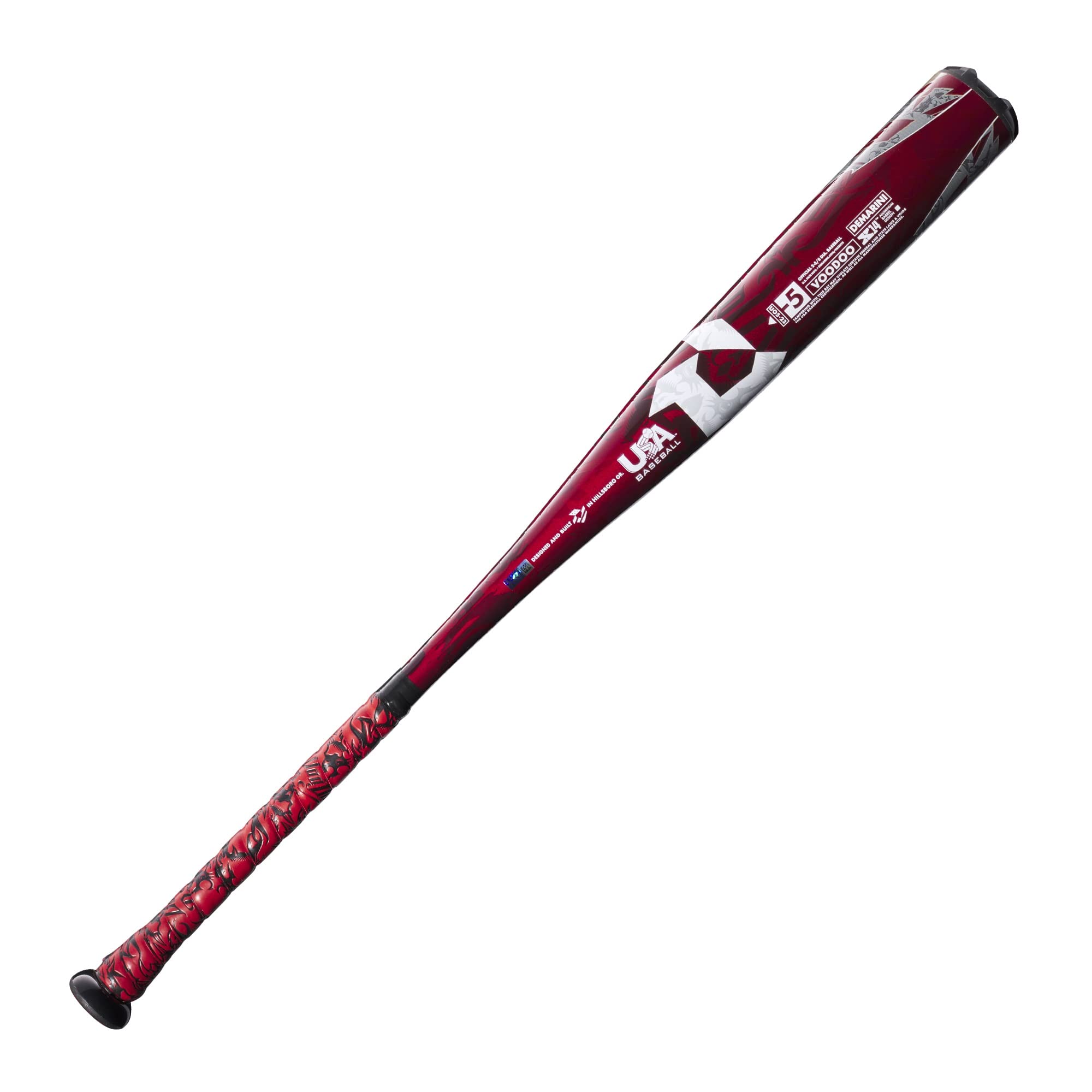 Amazon.com : DeMarini Voodoo One Piece (-5) USA Baseball Bat - 30