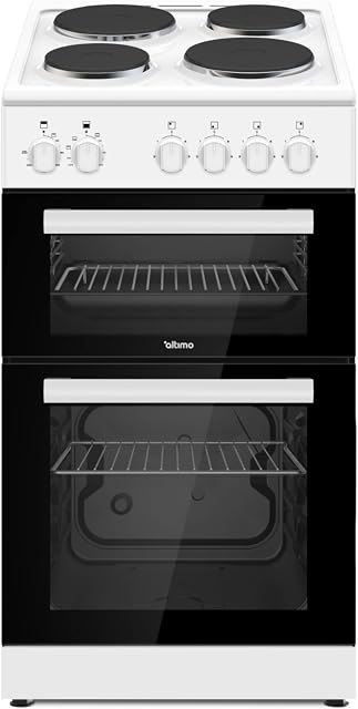 Altimo CETS501W 500mm Electric Twin Cavity Cooker - White
