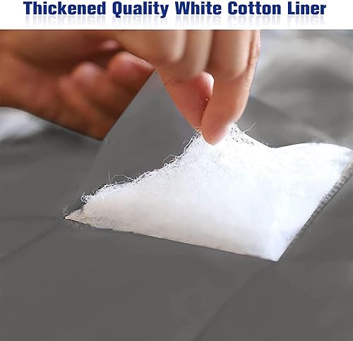 Miniatura 7 de Cortina magnética para puerta con aislamiento térmico, puerta aislante para puerta de 33 x 81 pulgadas, apertura central, manos libres, cierre