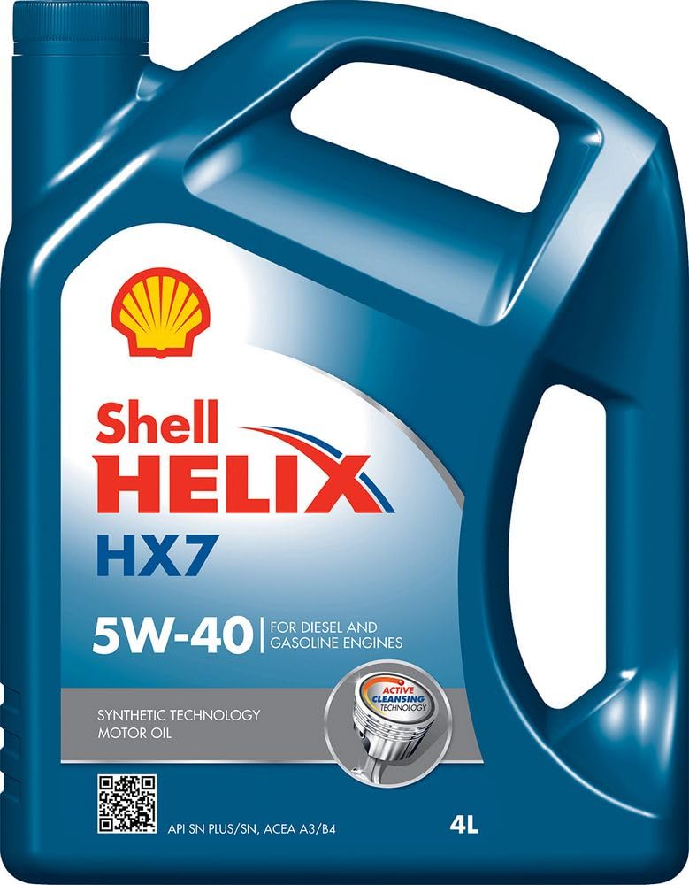 SHELL Olio motore Helix 5W-40 olio 4 L Compatibilità con RENAULT Clio 3 Hatchback BR0/1, CR0/1 Clio 2 BB0/1/2, CB0/1/2 Clio 4 Hatchback BH, VW Polo Hatchback 6R1, 6C1 Golf 4 Hatchback 1J1
