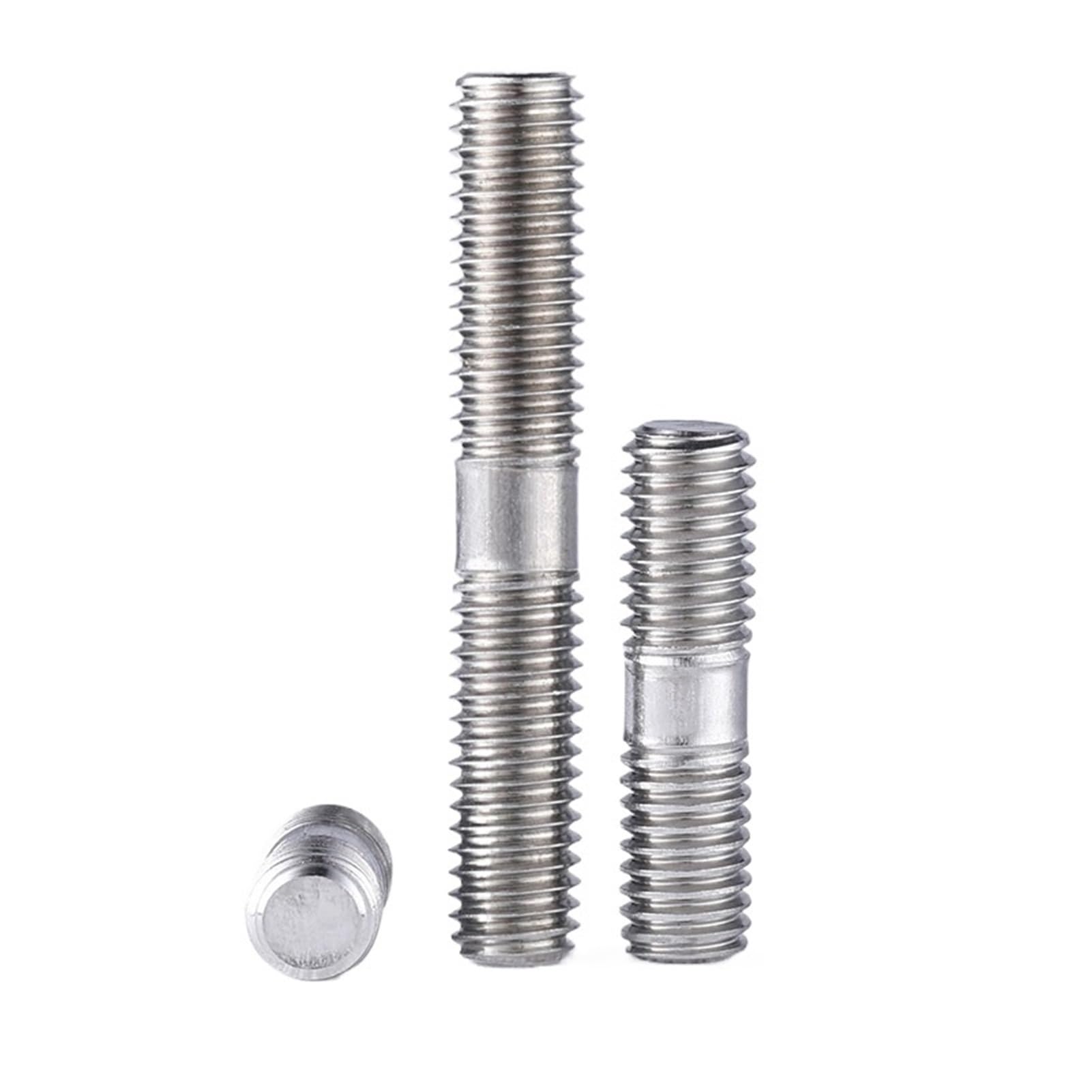 pręt gwintowany, Śruby dwustronne ze stali nierdzewnej 304 1-5 szt. M3-M16 60-95mm(95mm,M161pcs)