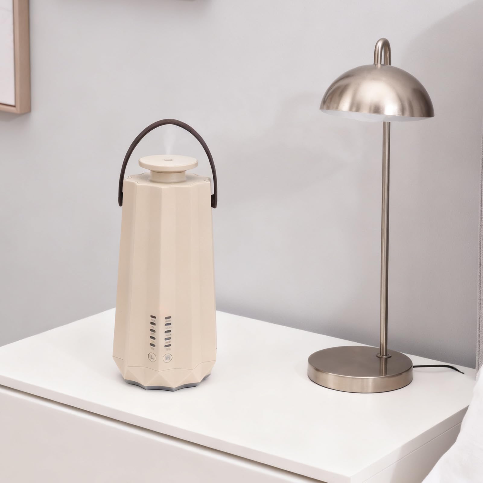 Diffusore di Oli Essenziali Intelligente da 50 Ml con Controllo APP, Diffusore di Aromaterapia Ad Ultrasuoni Silenzioso per Stanze Grandi, Spegnimento Automatico, Luce LED, Macchina per